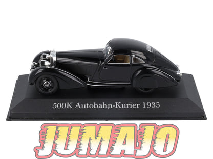 MB20 Voiture 1/43 IXO Altaya Mercedes-Benz 500K Autobahn-Kurirer 1935