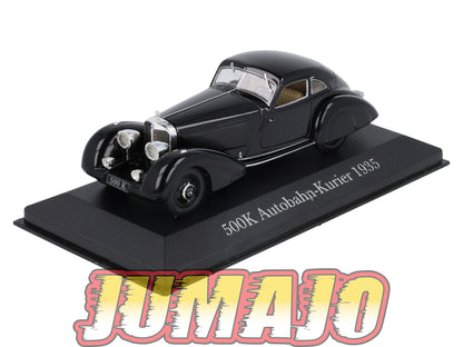 MB20 Voiture 1/43 IXO Altaya Mercedes-Benz 500K Autobahn-Kurirer 1935