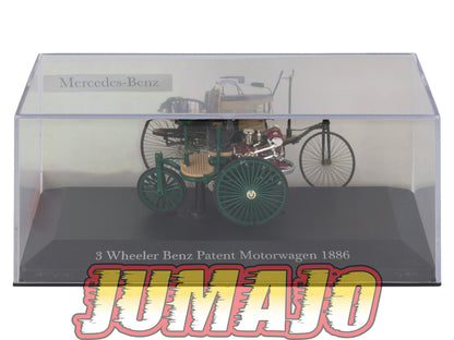 MB26 Voiture 1/43 IXO Altaya Mercedes-Benz 3 Wheeler Benz patent Motorwagen 1886