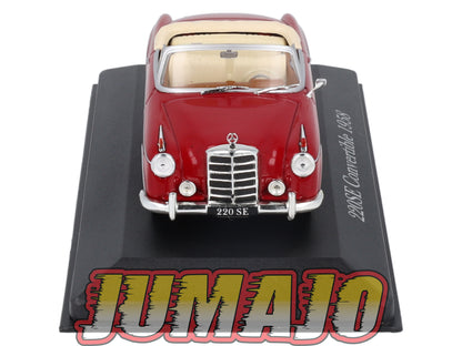 MB3 Voiture 1/43 IXO Altaya Mercedes-Benz 220 SE Convertible 1958