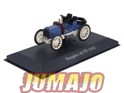 MB44 Voiture 1/43 IXO Altaya Mercedes-Benz Simplex 40 PS 1902