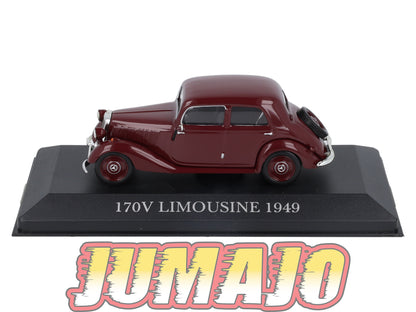 MB49 Voiture 1/43 IXO Altaya Mercedes-Benz 170V Limousine 1949