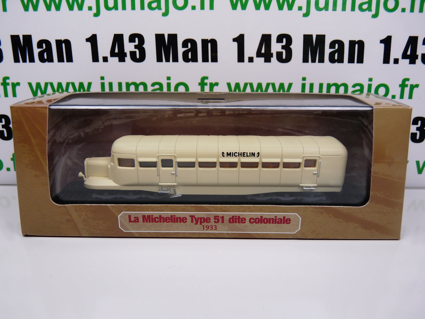 MEA7 MICHELINES & Autorails train SNCF 1/87 HO : La Micheline Type 51 dite coloniale 1933