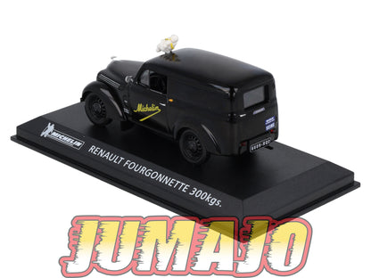 MICH11 voiture 1/43 IXO altaya MICHELIN : RENAULT Fourgonnette 300KGS