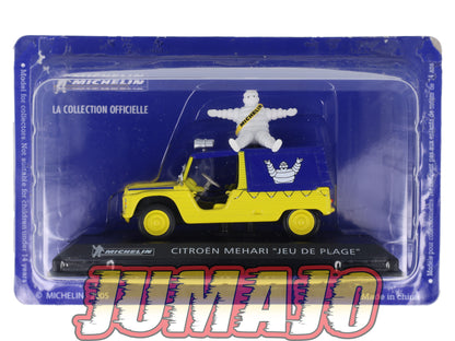 MICH13 voiture 1/43 IXO altaya MICHELIN : CITROEN Mehari Jeu de plage