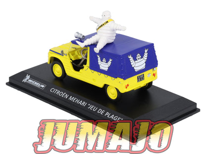 MICH13 voiture 1/43 IXO altaya MICHELIN : CITROEN Mehari Jeu de plage