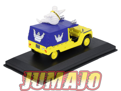 MICH13 voiture 1/43 IXO altaya MICHELIN : CITROEN Mehari Jeu de plage
