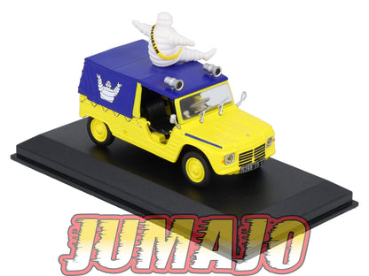 MICH13 voiture 1/43 IXO altaya MICHELIN : CITROEN Mehari Jeu de plage