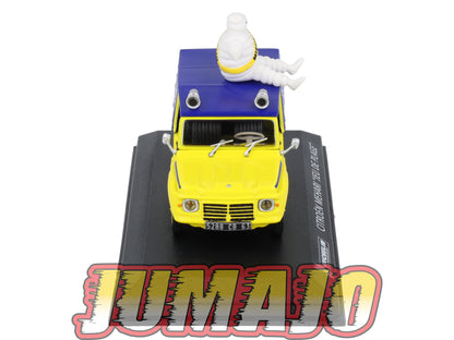 MICH13 voiture 1/43 IXO altaya MICHELIN : CITROEN Mehari Jeu de plage