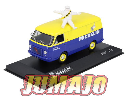 MICH15 voiture 1/43 IXO altaya MICHELIN : FIAT 238