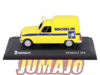 MICH17 voiture 1/43 IXO altaya MICHELIN : RENAULT 4F6