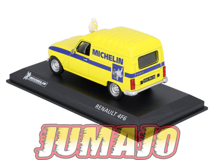 MICH17 voiture 1/43 IXO altaya MICHELIN : RENAULT 4F6