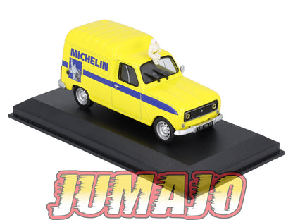 MICH17 voiture 1/43 IXO altaya MICHELIN : RENAULT 4F6