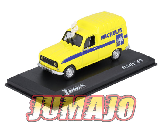 MICH17 voiture 1/43 IXO altaya MICHELIN : RENAULT 4F6
