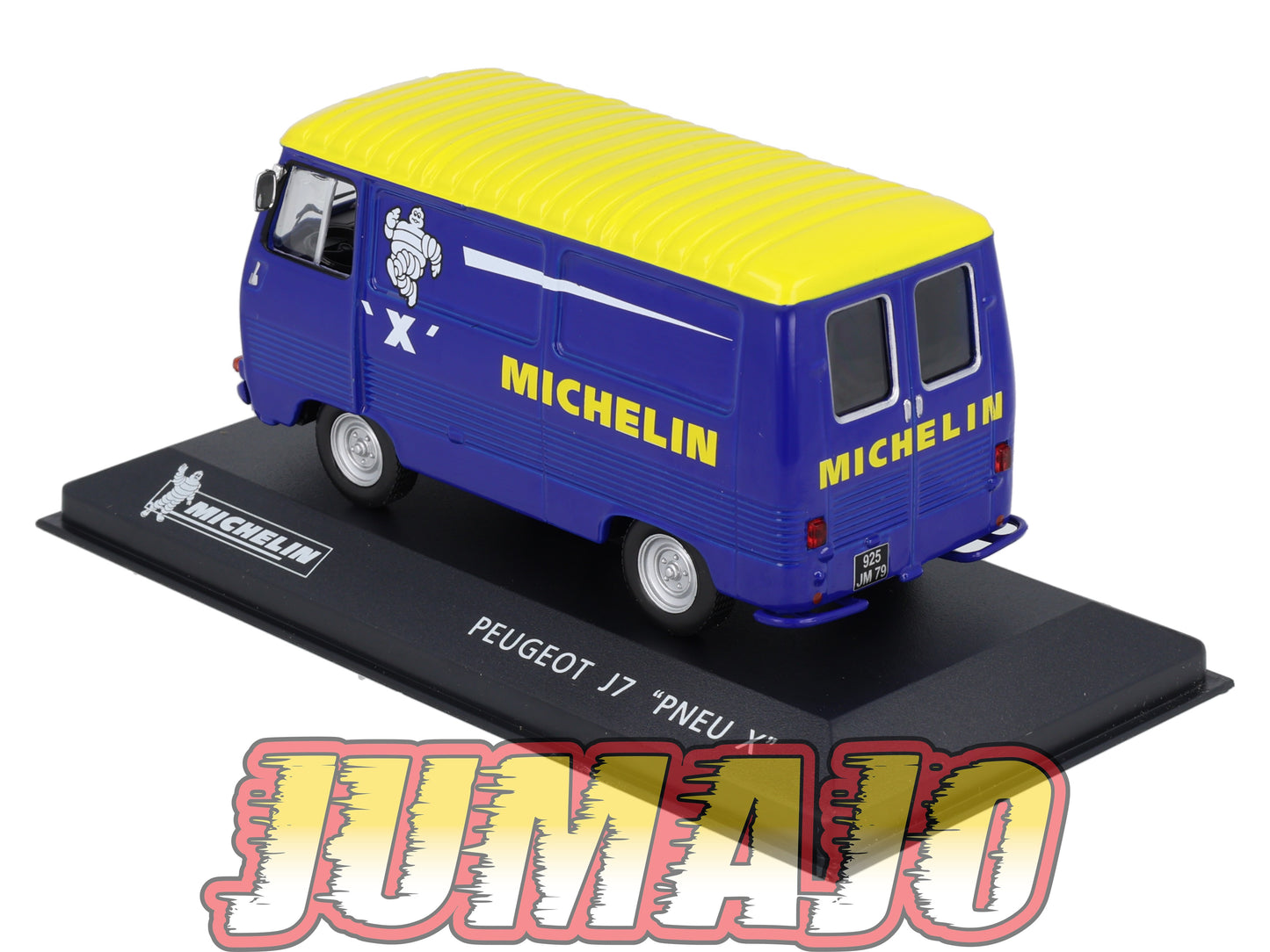 MICH18 voiture 1/43 IXO altaya MICHELIN : PEUGEOT J7 Pneu X