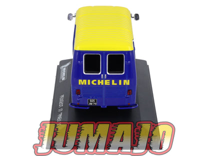 MICH18 voiture 1/43 IXO altaya MICHELIN : PEUGEOT J7 Pneu X