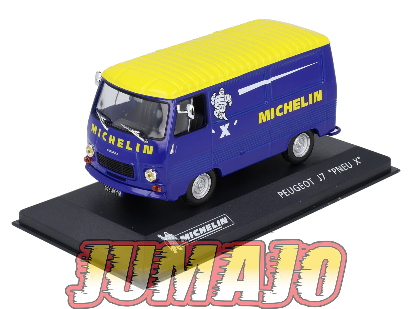 MICH18 voiture 1/43 IXO altaya MICHELIN : PEUGEOT J7 Pneu X