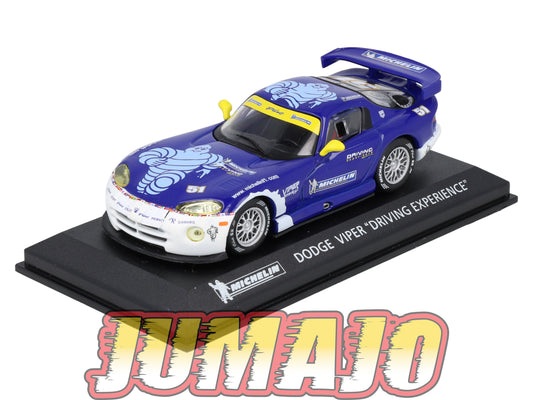 MICH31 voiture 1/43 IXO altaya MICHELIN DODGE VIPER "DRIVING EXPERIENCE"