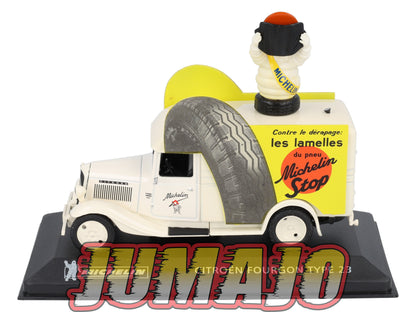 MICH32 voiture 1/43 IXO altaya MICHELIN : CITROEN Fourgon type 23