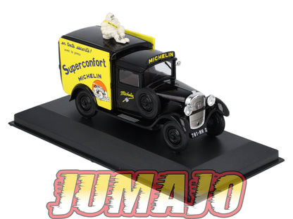 MICH33 voiture 1/43 IXO altaya MICHELIN : PEUGEOT 301 Fourgonnette Superconfort