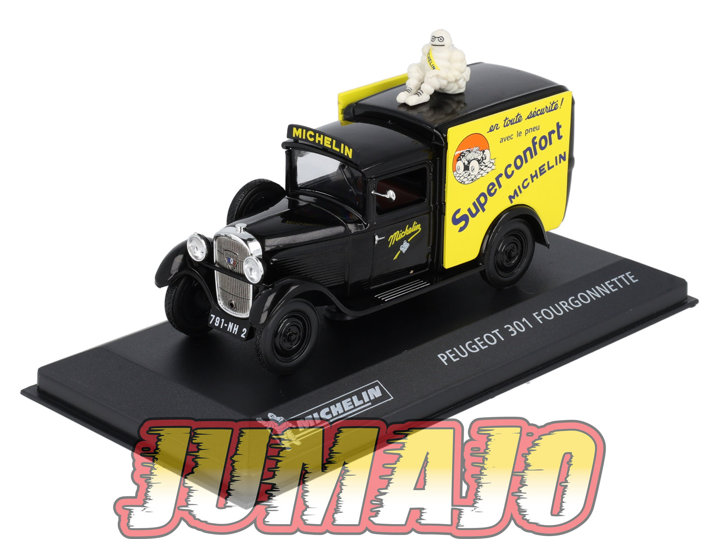 MICH33 voiture 1/43 IXO altaya MICHELIN : PEUGEOT 301 Fourgonnette Superconfort
