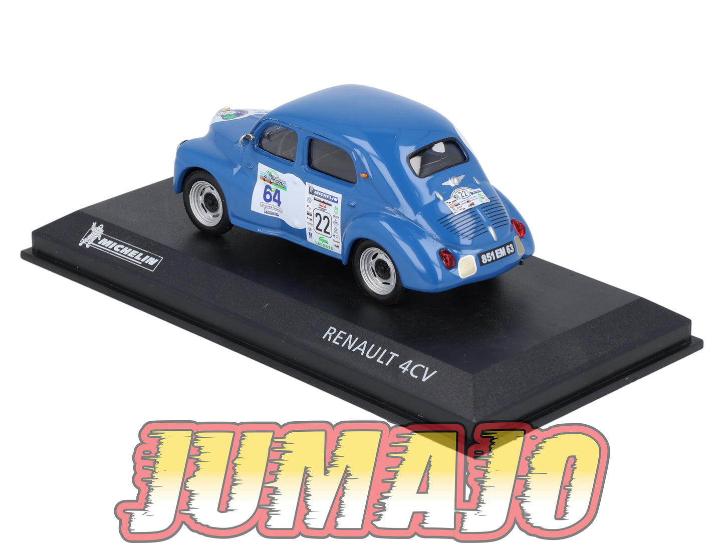 MICH37 voiture 1/43 IXO altaya MICHELIN : RENAULT 4CV