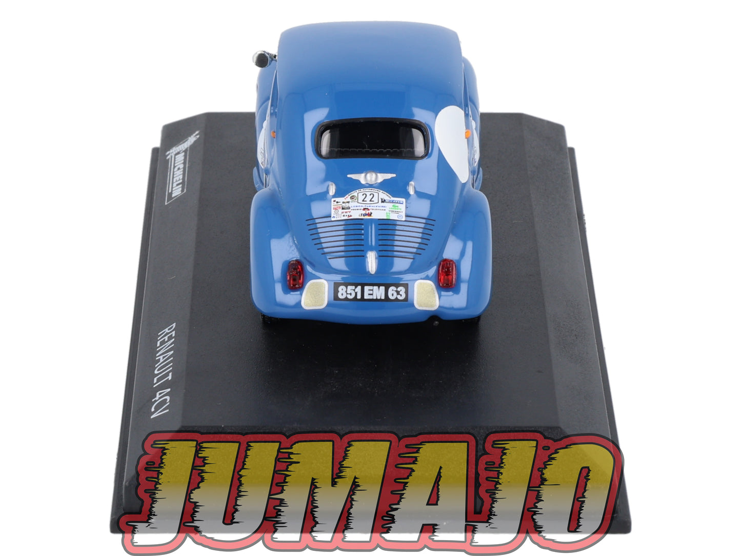 MICH37 voiture 1/43 IXO altaya MICHELIN : RENAULT 4CV