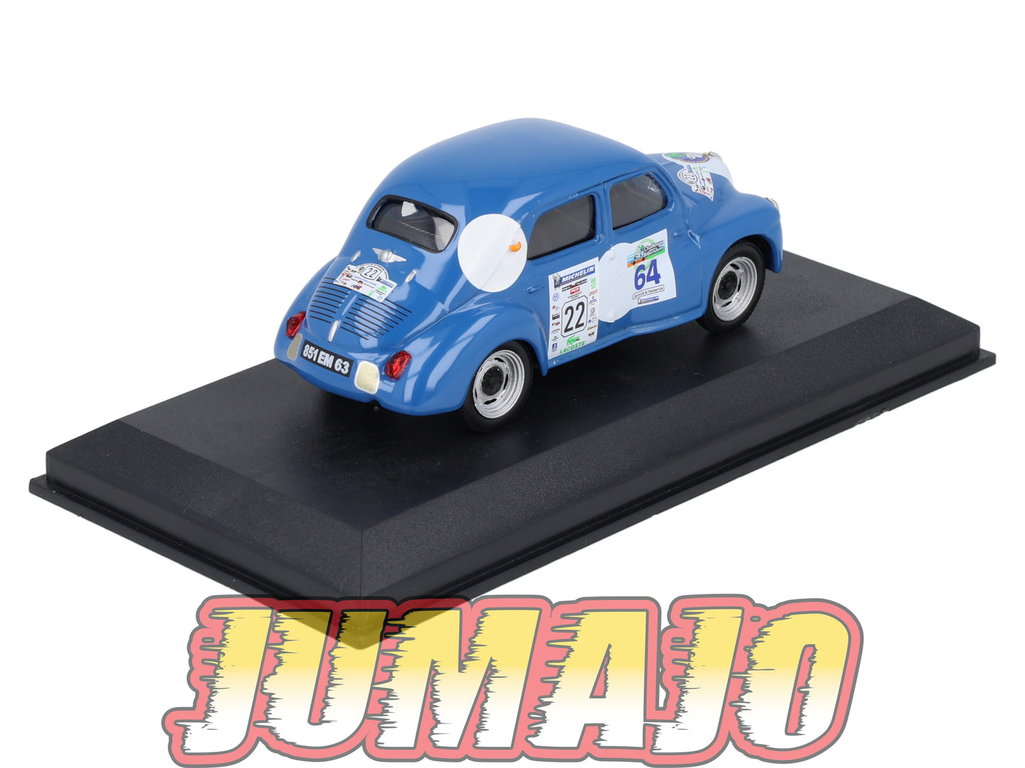 MICH37 voiture 1/43 IXO altaya MICHELIN : RENAULT 4CV