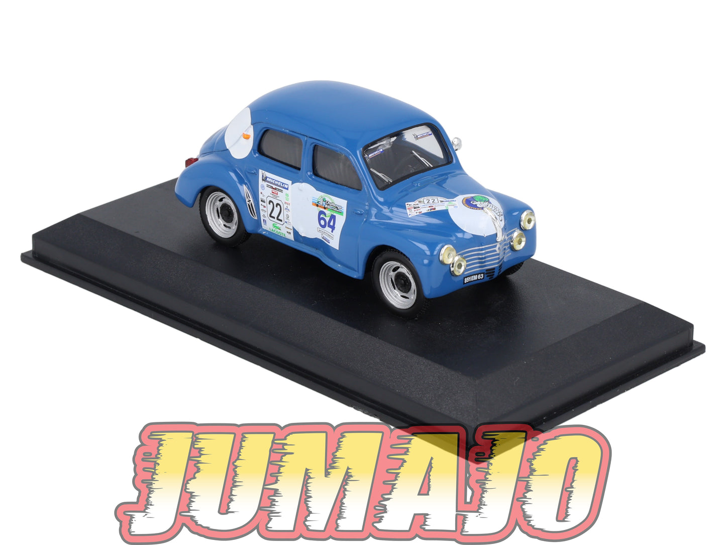 MICH37 voiture 1/43 IXO altaya MICHELIN : RENAULT 4CV
