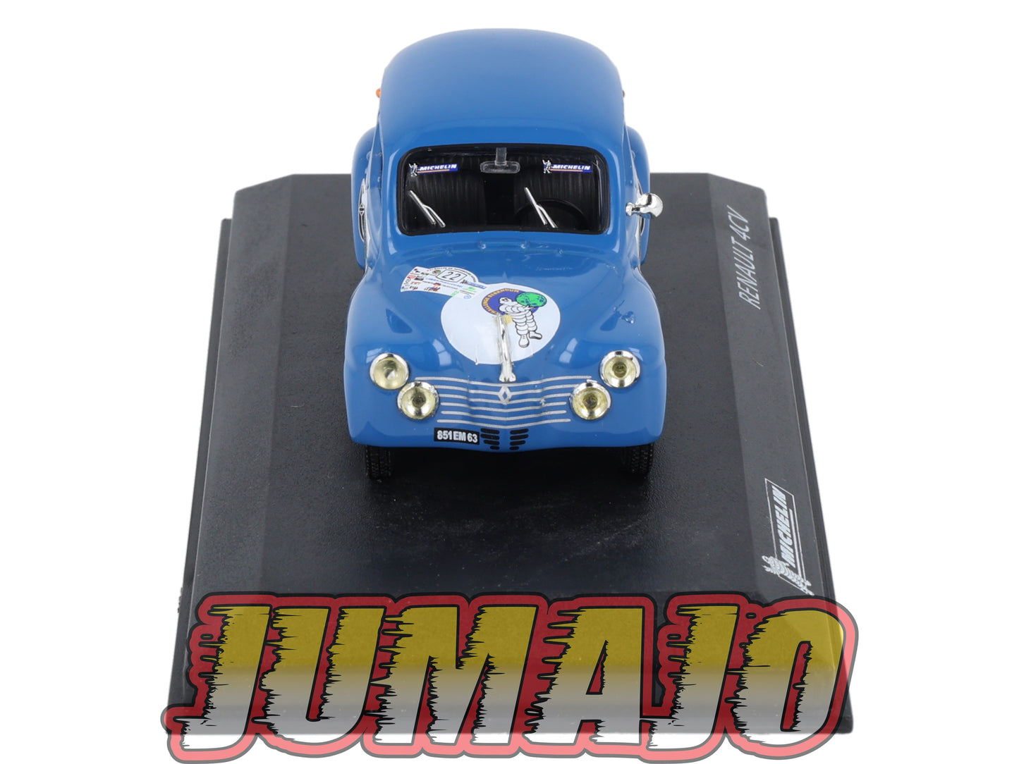 MICH37 voiture 1/43 IXO altaya MICHELIN : RENAULT 4CV