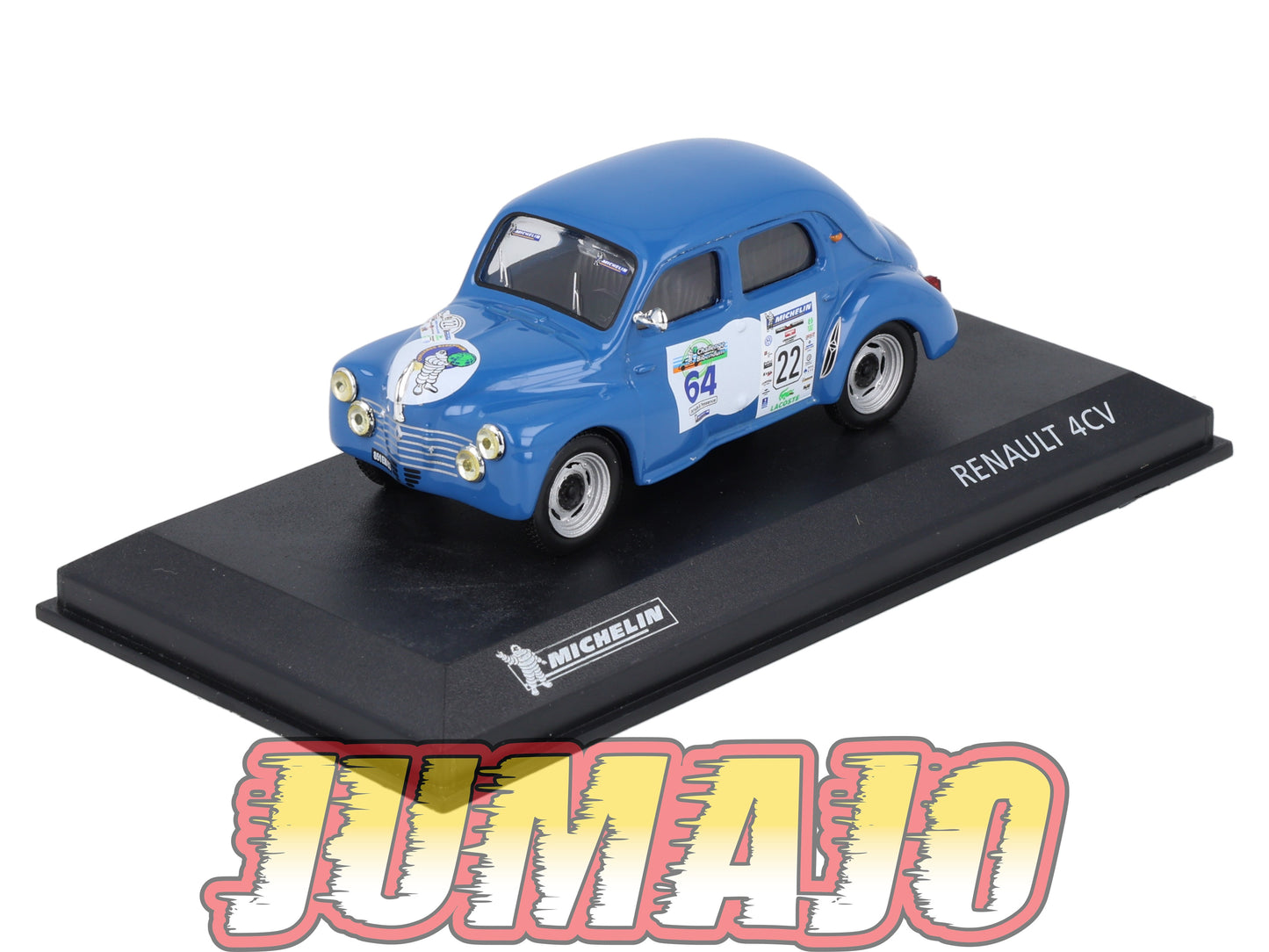 MICH37 voiture 1/43 IXO altaya MICHELIN : RENAULT 4CV