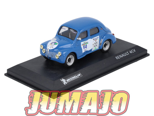 MICH37 voiture 1/43 IXO altaya MICHELIN : RENAULT 4CV