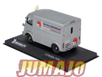 MICH40 voiture 1/43 IXO altaya MICHELIN : CITROËN Type H Service Michelin