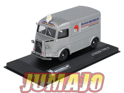 MICH40 voiture 1/43 IXO altaya MICHELIN : CITROËN Type H Service Michelin