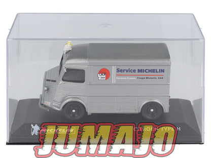 MICH40 voiture 1/43 IXO altaya MICHELIN : CITROËN Type H Service Michelin