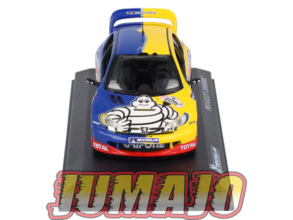 MICH41 voiture 1/43 IXO altaya MICHELIN : PEUGEOT 206 WRC #46 V.Rossi
