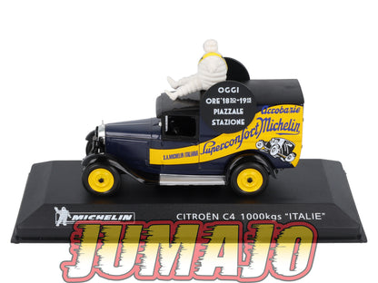 MICH43 voiture 1/43 IXO altaya MICHELIN : CITROËN C4 1000KGS Italie