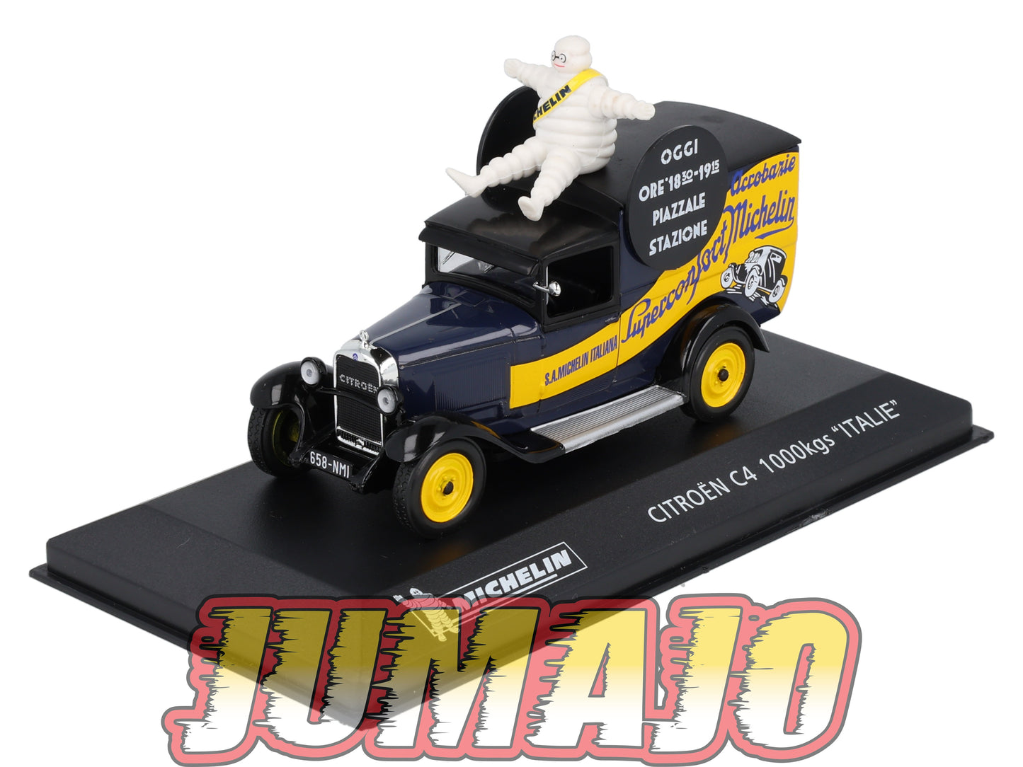 MICH43 voiture 1/43 IXO altaya MICHELIN : CITROËN C4 1000KGS Italie