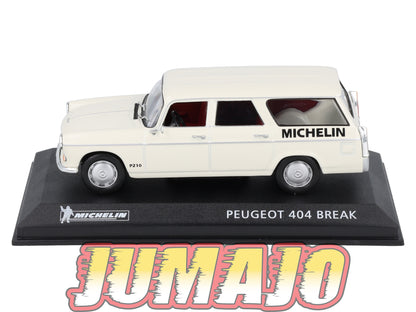 MICH47 voiture 1/43 IXO altaya MICHELIN : PEUGEOT 404 Break