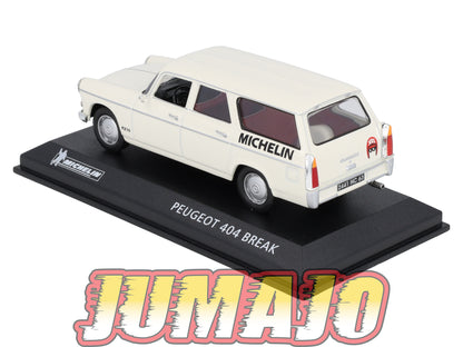 MICH47 voiture 1/43 IXO altaya MICHELIN : PEUGEOT 404 Break