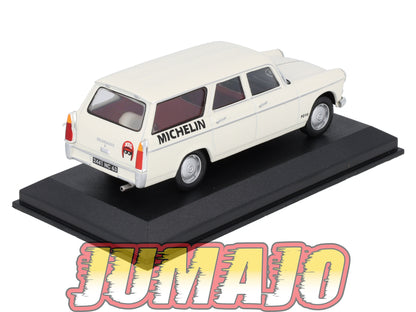 MICH47 voiture 1/43 IXO altaya MICHELIN : PEUGEOT 404 Break