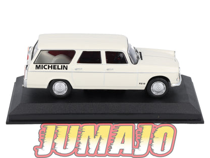 MICH47 voiture 1/43 IXO altaya MICHELIN : PEUGEOT 404 Break