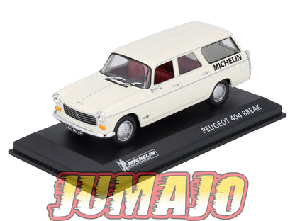 MICH47 voiture 1/43 IXO altaya MICHELIN : PEUGEOT 404 Break