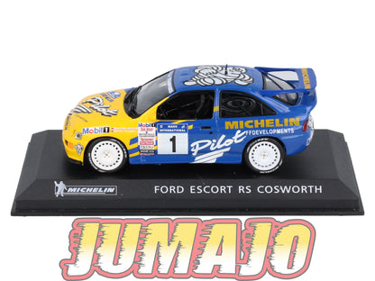 MICH49 voiture 1/43 IXO altaya MICHELIN : FORD Escort RS Cosworth #1
