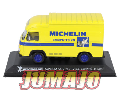 MICH7 voiture 1/43 IXO altaya MICHELIN SAVIEM SG2 Service Compétition
