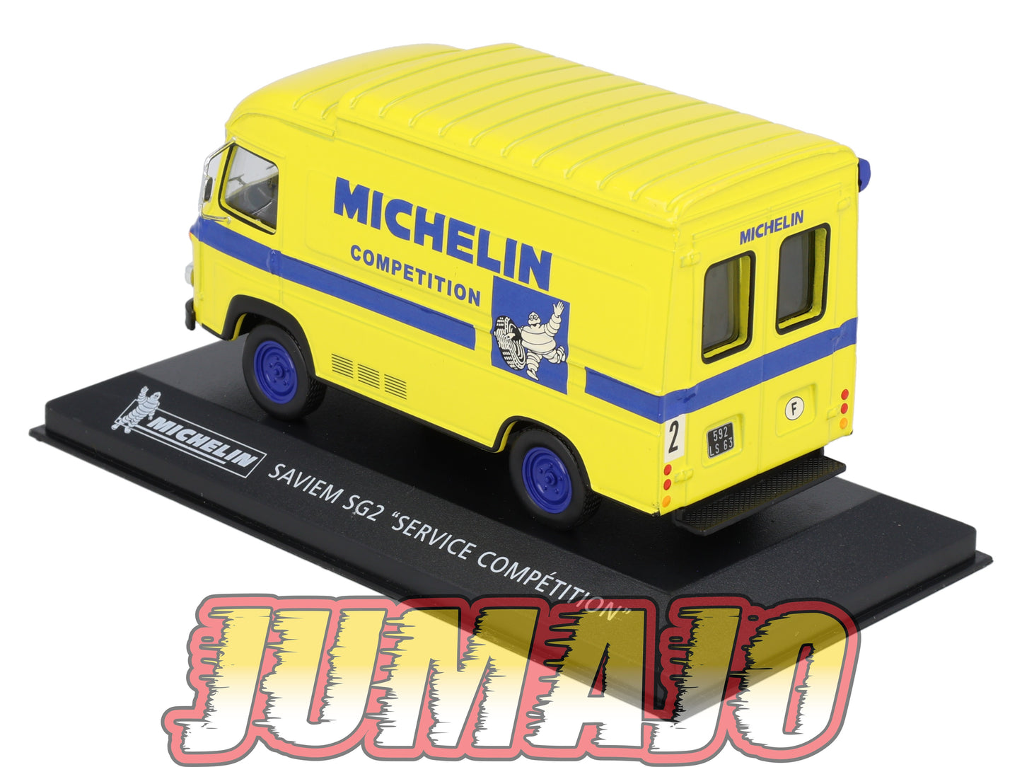 MICH7 voiture 1/43 IXO altaya MICHELIN SAVIEM SG2 Service Compétition