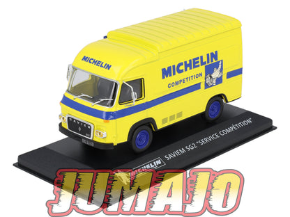 MICH7 voiture 1/43 IXO altaya MICHELIN SAVIEM SG2 Service Compétition