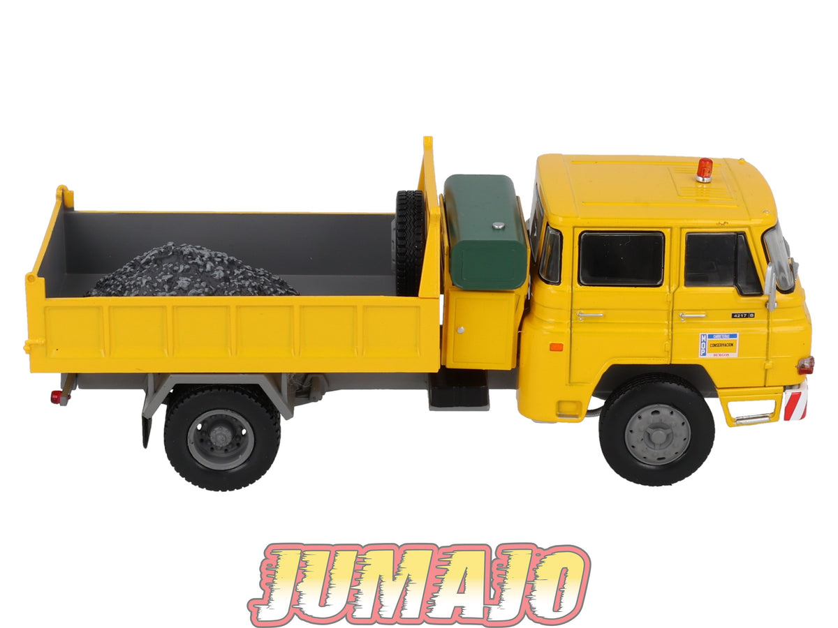 MOP1 Camions MOP 1/43 salvat Barreiros 4214 B + Brouette + barrière