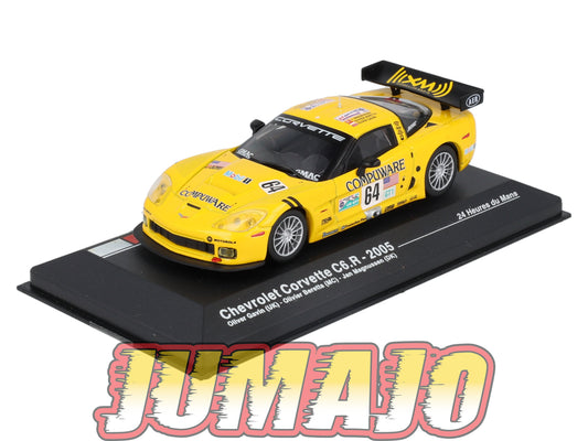 MS13 1/43 IXO Altaya 24H Le Mans CHEVROLET Corvette C6.R 2005 O.Gavin #64