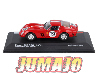 MS15 1/43 IXO Altaya 24H Du Mans FERRARI 250 GTO J.Guichet 1962 #19